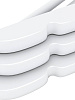 Вешалка-плечики для одежды Ridberg деревянные 30 шт. (White) купить в интернет-магазине icover