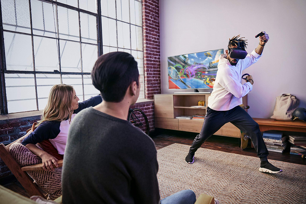 Очки виртуальной реальности Oculus Quest 64 Gb (Black) купить в интернет-магазине icover