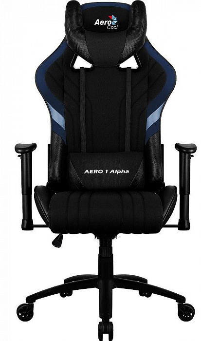 Игровое кресло Aerocool AERO 1 Alpha (Black/Blue) купить в интернет-магазине icover