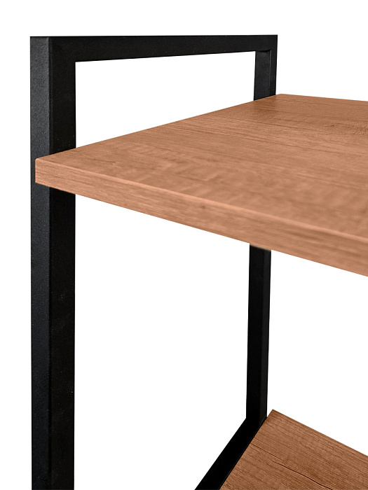 Стеллаж лофт RIDBERG CHICAGO 6 полок (Dark Oak) купить в интернет-магазине icover