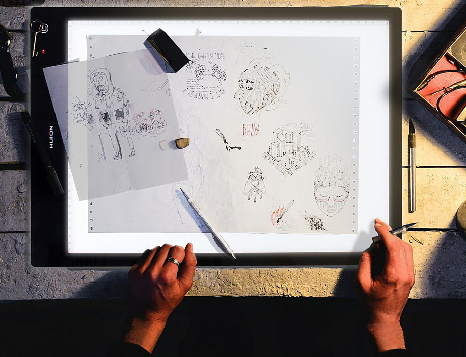 Светокопировальный планшет Huion LB3 (Black) купить в интернет-магазине icover
