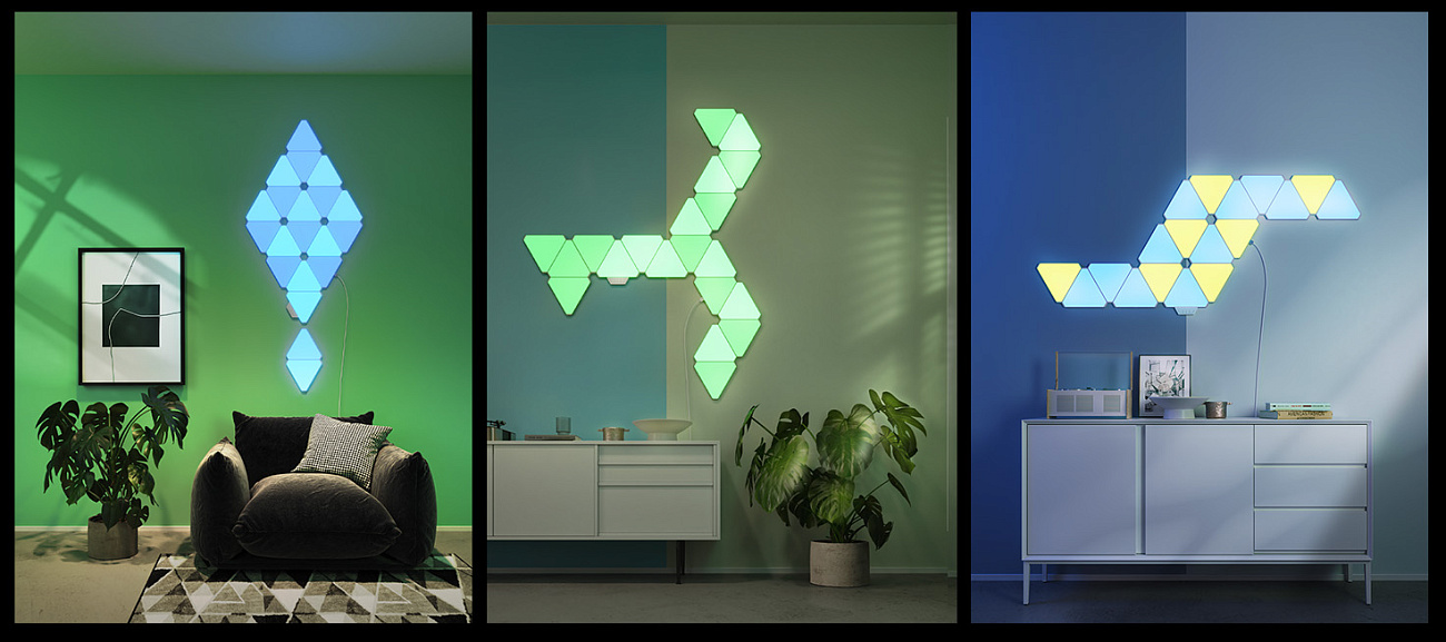 Умная световая панель Yeelight Smart Light Panels 6 шт. (Multicolor) купить в интернет-магазине icover