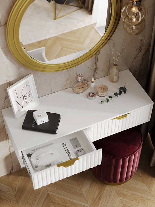 Консоль подвесная RIDBERG LUGANO 2Я (White/Gold) купить в интернет-магазине icover