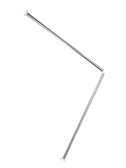 Карниз для ванной угловой Ridberg 90x90 см (Silver) купить в интернет-магазине icover