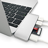 USB-хаб Satechi Combo Hub 3 in 1 USB Type-C ST-TCUPS (Silver) купить в интернет-магазине icover