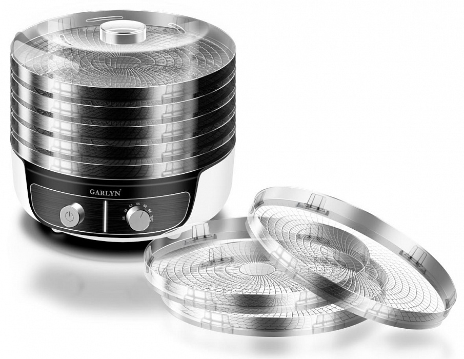 Cушилка для овощей и фруктов Garlyn D-08 (Clear) купить в интернет-магазине icover