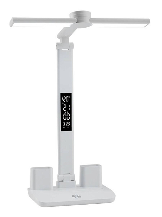 Настольная лампа с часами Ridberg LDL24-2 (White) купить в интернет-магазине icover