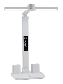 Настольная лампа с часами Ridberg LDL24-2 (White) купить в интернет-магазине icover