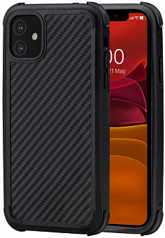 Чехол Pitaka MagCase Pro (KI1101RP) для iPhone 11 (Black/Grey)