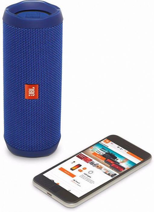 Беспроводная колонка JBL Flip 4 JBLFLIP4BLU (Blue) купить в интернет-магазине icover