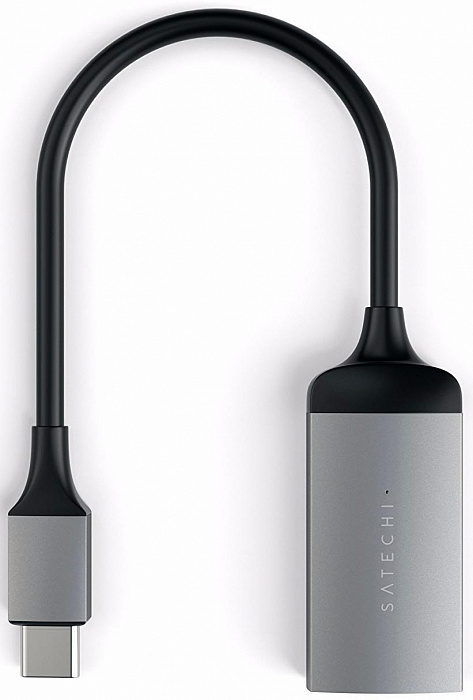 Адаптер Satechi Aluminum Type-C to HDMI ST-TC4KHAM (Space Grey) купить в интернет-магазине icover