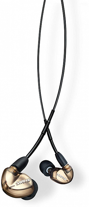 Bluetooth-наушники с микрофоном Shure SE535-V+BT1 (Bronze) купить в интернет-магазине icover