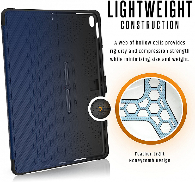 Чехол Urban Armor Gear Metropolis Rugged для iPad Pro 9.7 (Cobalt Blue) купить в интернет-магазине icover