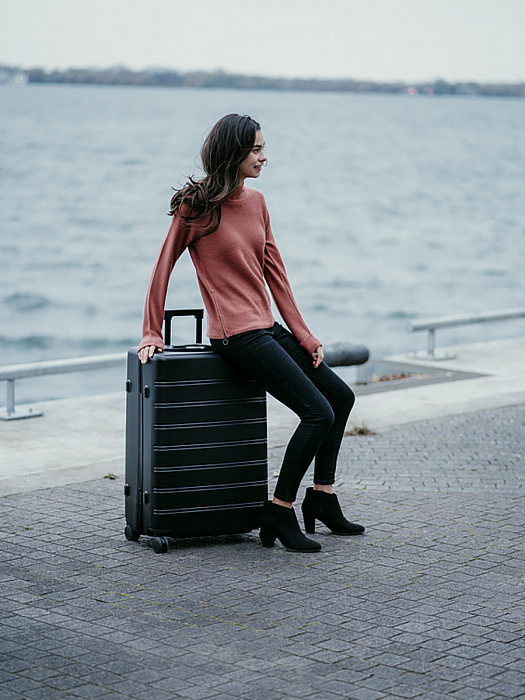 Чемодан Ninetygo Rhine Luggage 28 120402 (Black) купить в интернет-магазине icover