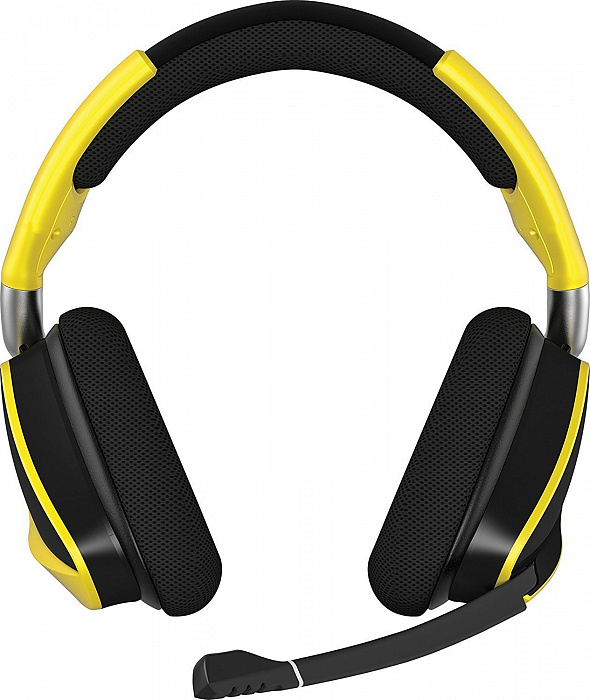 Беспроводная игровая гарнитура Corsair Gaming VOID PRO RGB CA-9011150-EU (Black/Yellow) купить в интернет-магазине icover