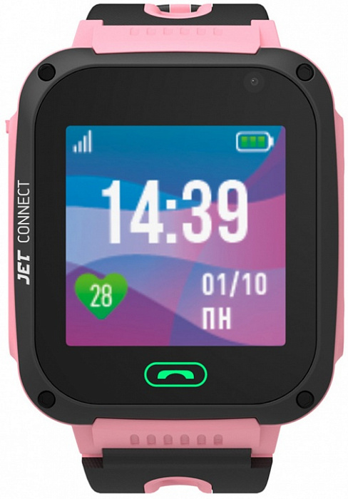 Детские умные часы Jet Kid Connect (Pink) купить в интернет-магазине icover