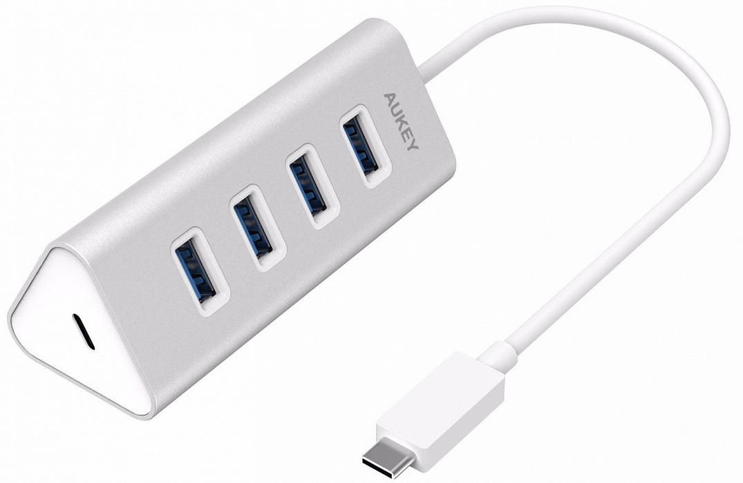 Aukey CB-C23 - USB-концентратор (Silver) купить в интернет-магазине icover