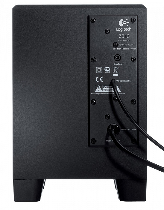 Logitech Speaker System Z313 (980-000413) - акустическая система (Black) купить в интернет-магазине icover