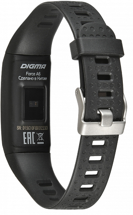 Фитнес-трекер Digma Force A6 (Black) купить в интернет-магазине icover