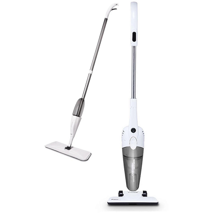 Комплект пылесос Deerma DX118C + швабра Ridberg Spray Mop (White) купить в интернет-магазине icover