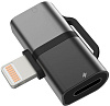 Переходник Wiwu Gemini Dual Lightning Converter ST02 (Grey) купить в интернет-магазине icover
