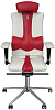 Компьютерное кресло Kulik System Elegance 1003 (Red/White) купить в интернет-магазине icover