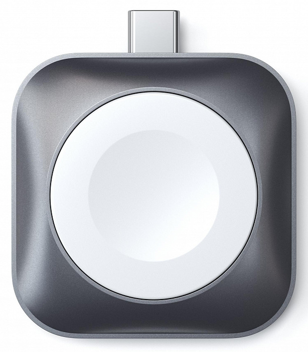 Зарядное устройство Satechi USB-C Magnetic Charging Dock (ST-TCMCAWM) для Apple Watch (Space Grey) купить в интернет-магазине icover