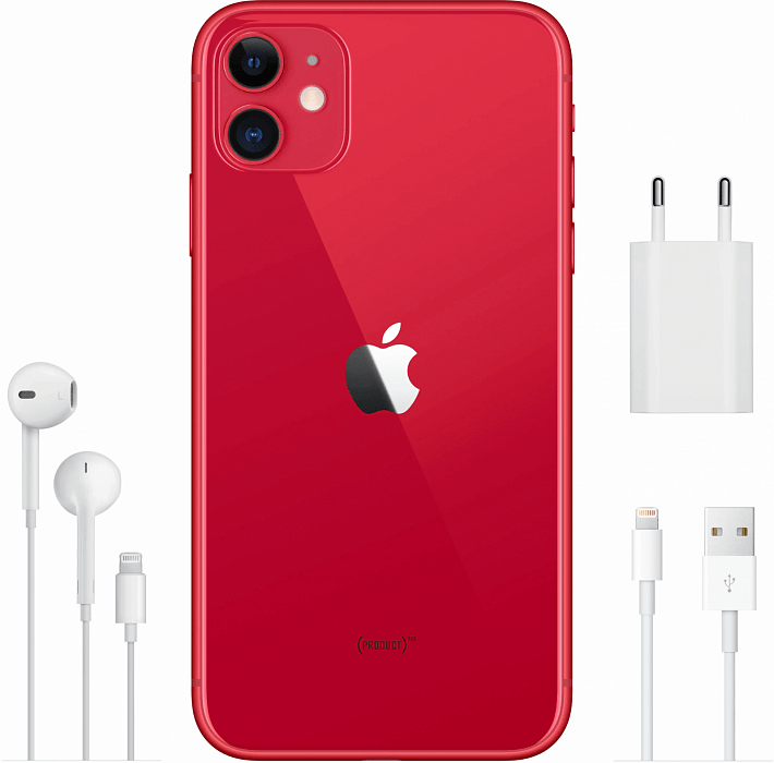 Смартфон Apple iPhone 11 128Gb MWM32RU/A (Red) купить в интернет-магазине icover