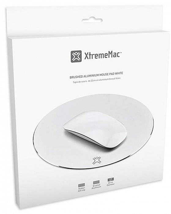 Коврик для мыши Xtrememac Aluminum Mouse Pad XM-MPR-WHT (White) купить в интернет-магазине icover