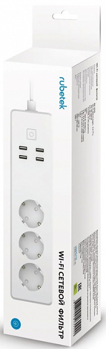 Сетевой фильтр Rubetek RE-3310 Работает с Алисой (White) купить в интернет-магазине icover