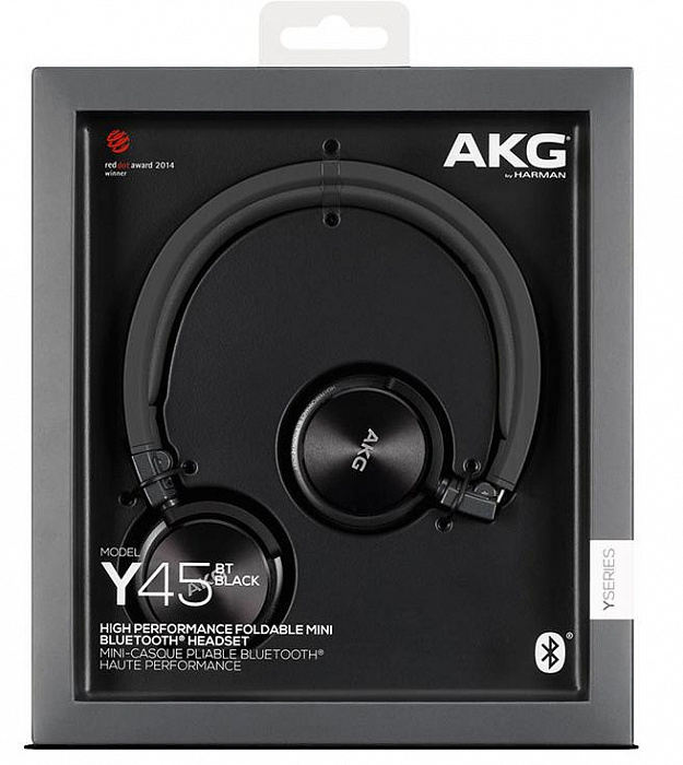 AKG Y45BT BLK - беспроводные наушники (Black) купить в интернет-магазине icover