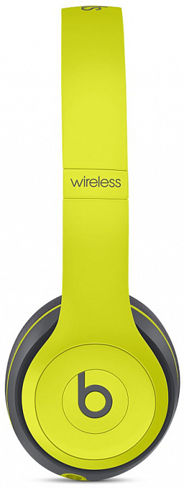 Беспроводные накладные наушники Beats by Dr. Dre Solo 2 Wireless Active Collection (Shock Yellow) купить в интернет-магазине icover
