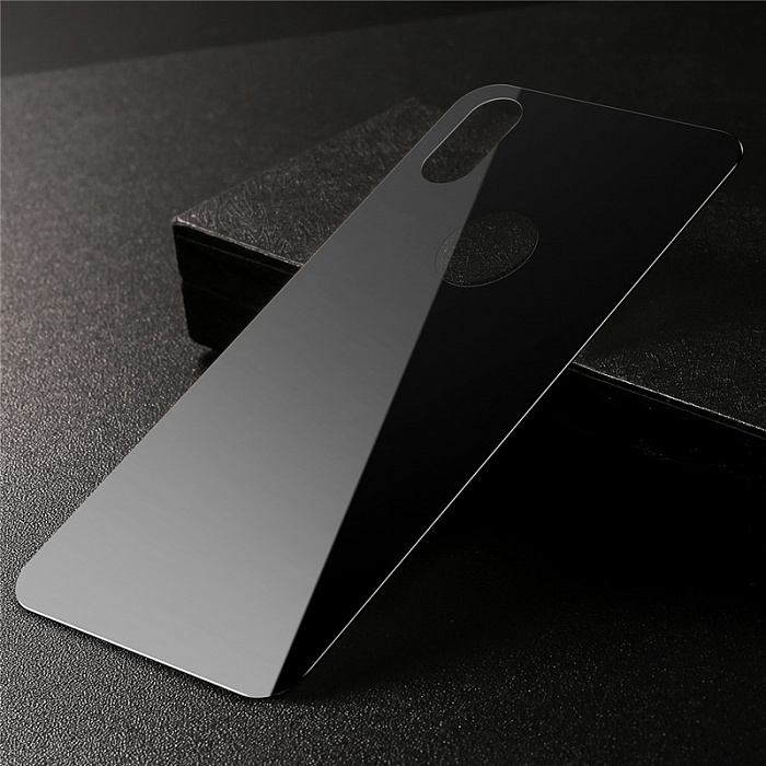 Защитное стекло Baseus Full Coverage Tempered Glass Rear Protector (SGAPIPH65-BM01) для iPhone Xs Max (Black) купить в интернет-магазине icover