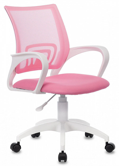 Офисное кресло Бюрократ CH-W695NLT/PK/TW-13A (Pink/White) купить в интернет-магазине icover