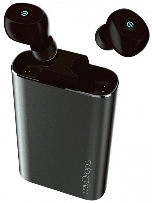 Bluetooth-наушники Даджет MyDrops Power (Black) купить в интернет-магазине icover