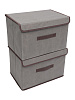 Набор коробок для хранения Ridberg 5.0 2 шт (Grey) купить в интернет-магазине icover