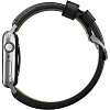 Ремешок Nomad Traditional Strap Shell Cordovan (NM1A48ST00) для Apple Watch Series SE/6/2/3/4 42/44 mm (Black/Silver) купить в интернет-магазине icover