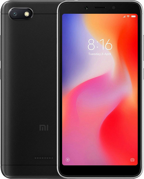 Смартфон Xiaomi Redmi 6A 16Gb M1804C3CG (Black) купить в интернет-магазине icover