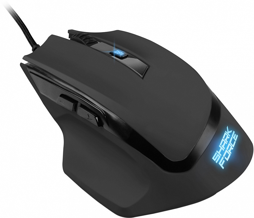 Игровая мышь Sharkoon SHARK Force (Black) купить в интернет-магазине icover
