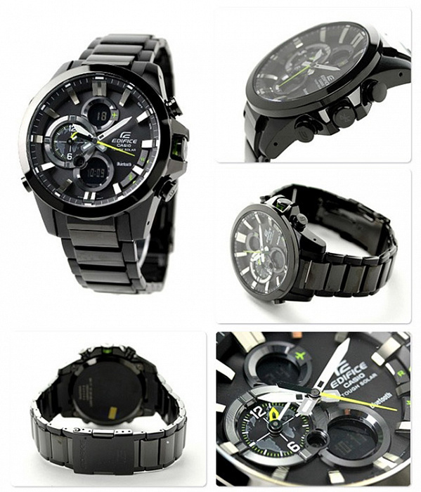 Casio Edifice ECB-500DC-1A/ECB-500DC-1AER - наручные часы (Black) купить в интернет-магазине icover