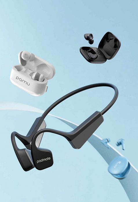 Беспроводные спортивные наушники Padmate S26 (Grey) купить в интернет-магазине icover