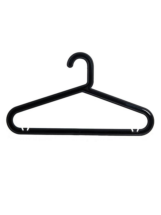 Вешалка-плечики для одежды пластиковые Ridberg ПВ-10 10 шт (Black) купить в интернет-магазине icover