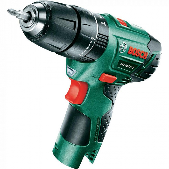Bosch PSB 10,8 LI-2 (0.603.983.924) - дрель-шуруповерт купить в интернет-магазине icover