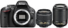 Фотоаппарат Nikon D5200 Kit (D5200 Body Black + 18-55 VR II Black + 55-200 VR II Black) купить в интернет-магазине icover