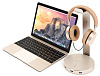 Подставка-хаб Satechi Aluminum USB 3.0 Headphone Stand B019PI9QG6 (Gold) купить в интернет-магазине icover