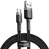 Кабель Baseus Cafule Series USB/USB-C 2m CATKLF-CG1 (Gray/Black) купить в интернет-магазине icover