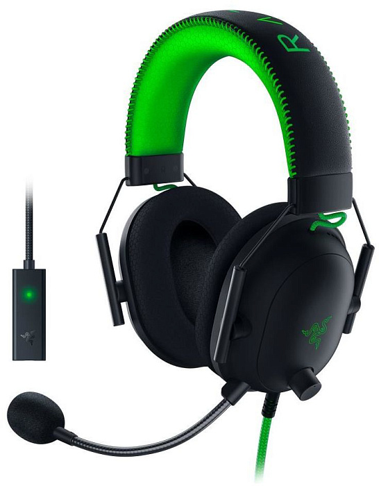 Игровая гарнитура Razer BlackShark V2 Special Edition RZ04-03230200-R3M1 (Black/Green) купить в интернет-магазине icover