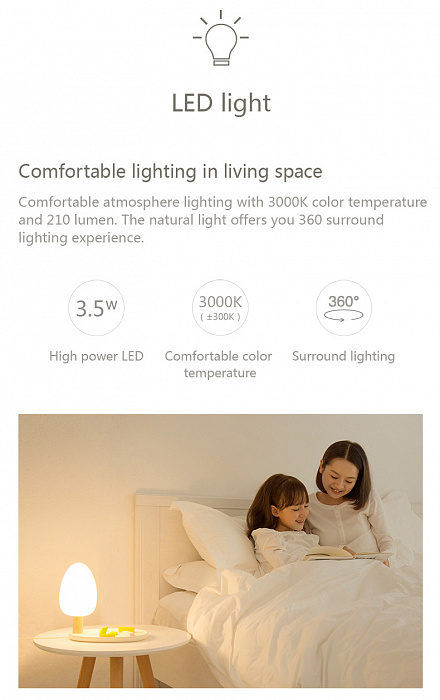 Настольная лампа Emoi Tree & Lake H0060 (White) купить в интернет-магазине icover
