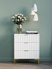 Комод RIDBERG ANDRE 3Я (White/Gold) купить в интернет-магазине icover