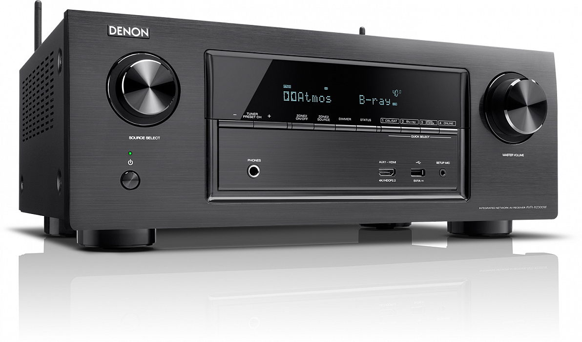 Denon AVR-X2300W - AV-ресивер (Black) купить в интернет-магазине icover
